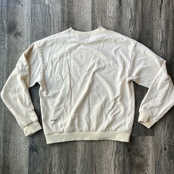 Pangaia Sweatshirt White 365 Heavyweight Sweatshirt Crew Neck Size Small Cotton - Picture 11 of 16